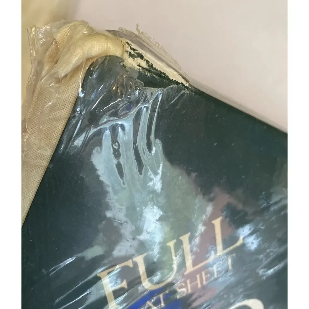 NIP Vintage Lady Pepperell Off White Full‎ Flat Sheet + Morgan Jones Pillowcases